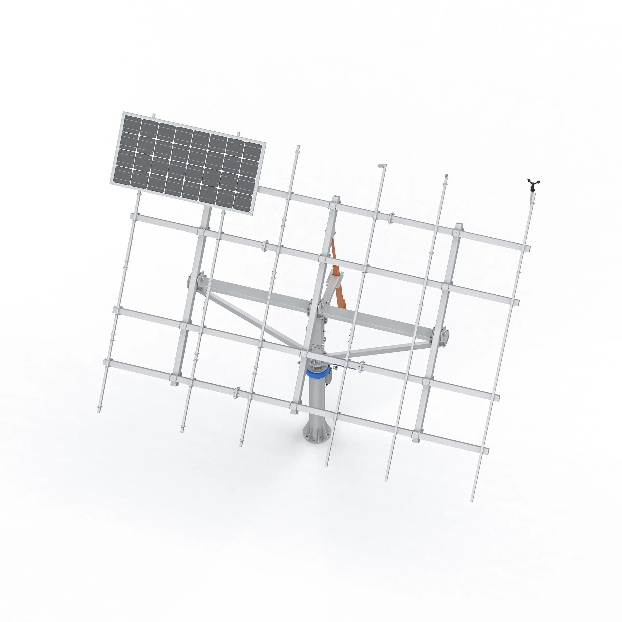 solar tracker 5KW HYS-18PV-66-LSD super low price solar tracker controller dual axis solar tracker solar tracking mount