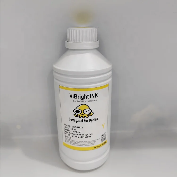Corrugated boxpigment ink for 975 printer head Corrugated cardboard kraft paper coated paper print waterproof pigment ink