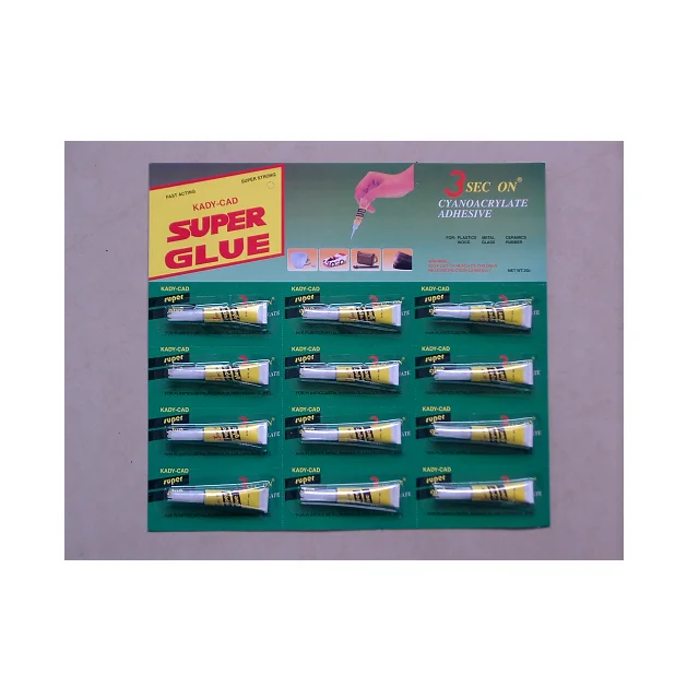 Универсальный супер клей на 3 секунды, супер клей с зеленой картой