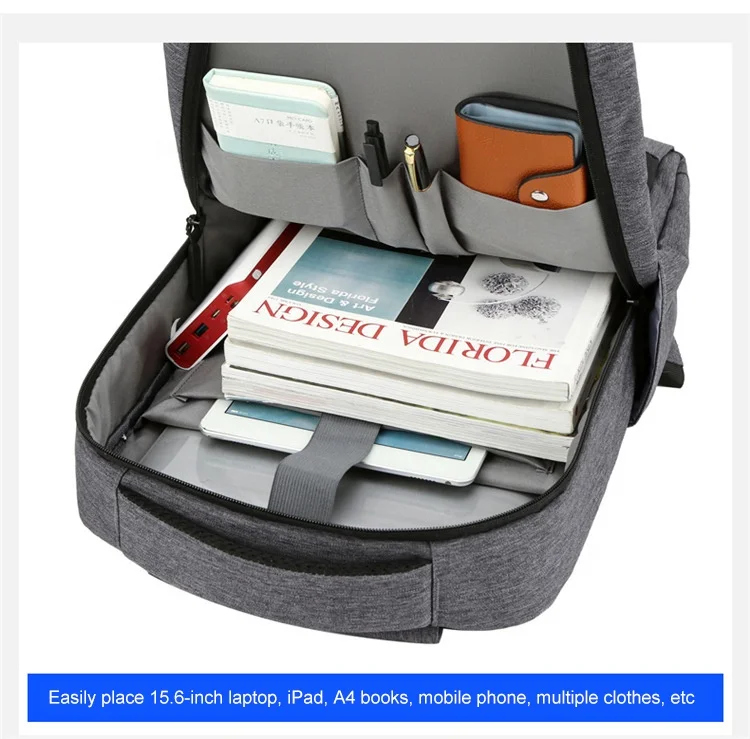 New Design Fashion Best Business Laptop Backpack Anti Theft Smart Bag With Usb Charging Premium Luxury Slim