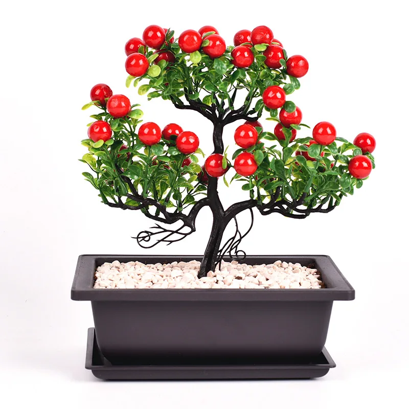 New style hot sale low price imitation purple clay Plastic flower pot