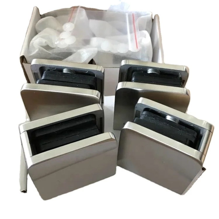 best quality   fence design stainless steel glass handrail clamp