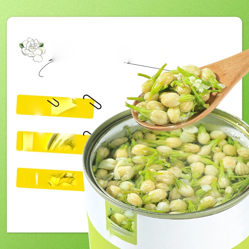 Бесплатный образец поддержки вкусные цветы жасминовый чай Джем Ароматный Жасминовый соус джем