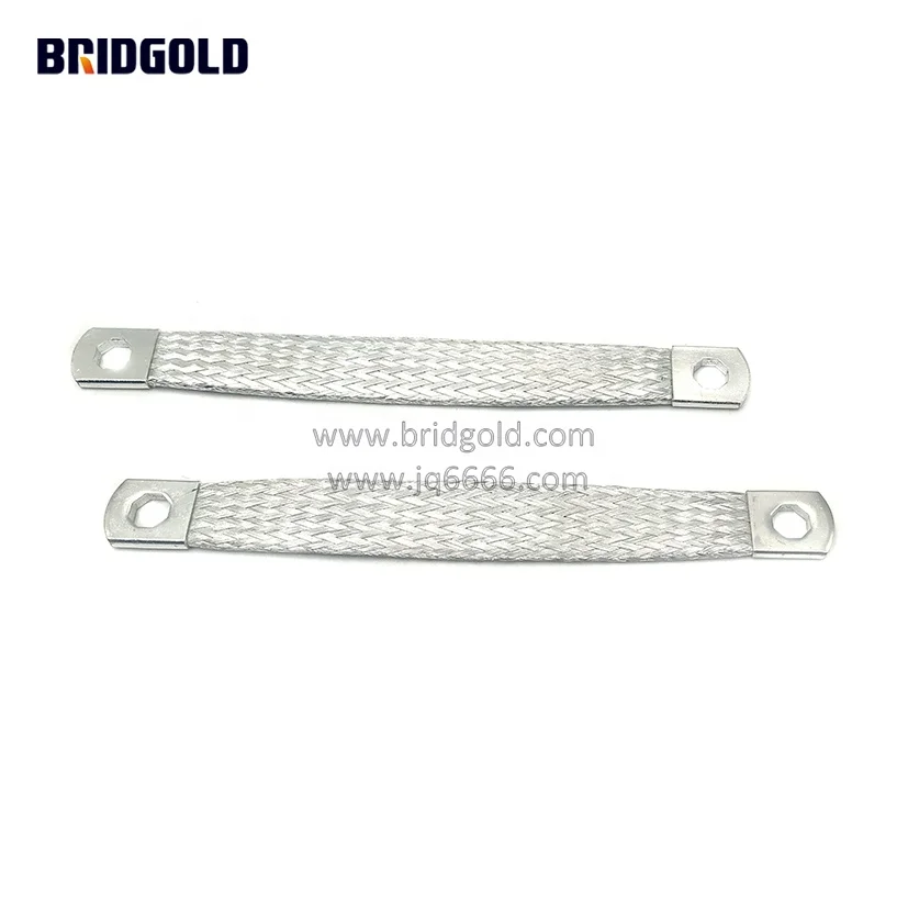 tinned copper braided ground strap for electric drive system