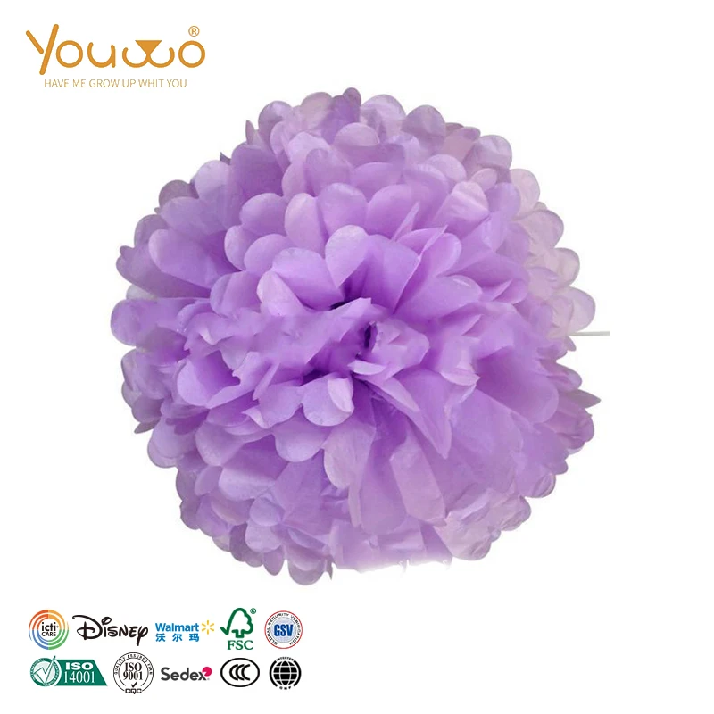 Платья новая мода свадебные ткани украшения бумажный шар, бумажные цветы