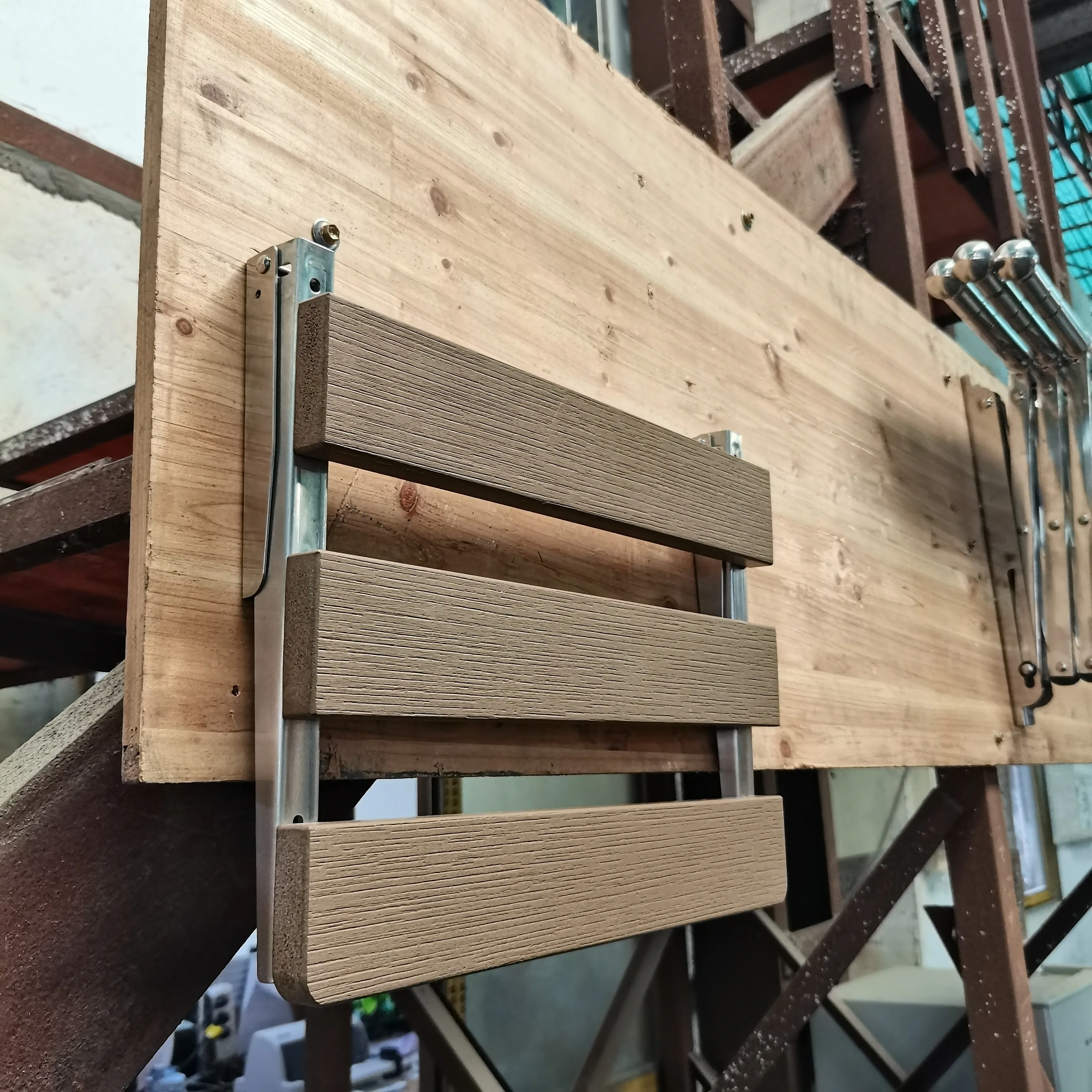 MR-YZ2302 2024 High quality Wall mount Folding Shower Bench seat For bathroom livingroom Balcony inside outside