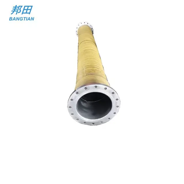 Rubber Suction And Discharge Hose Industrial  Hose Multipurpose With Flanges Dredging Rubber Water Suction