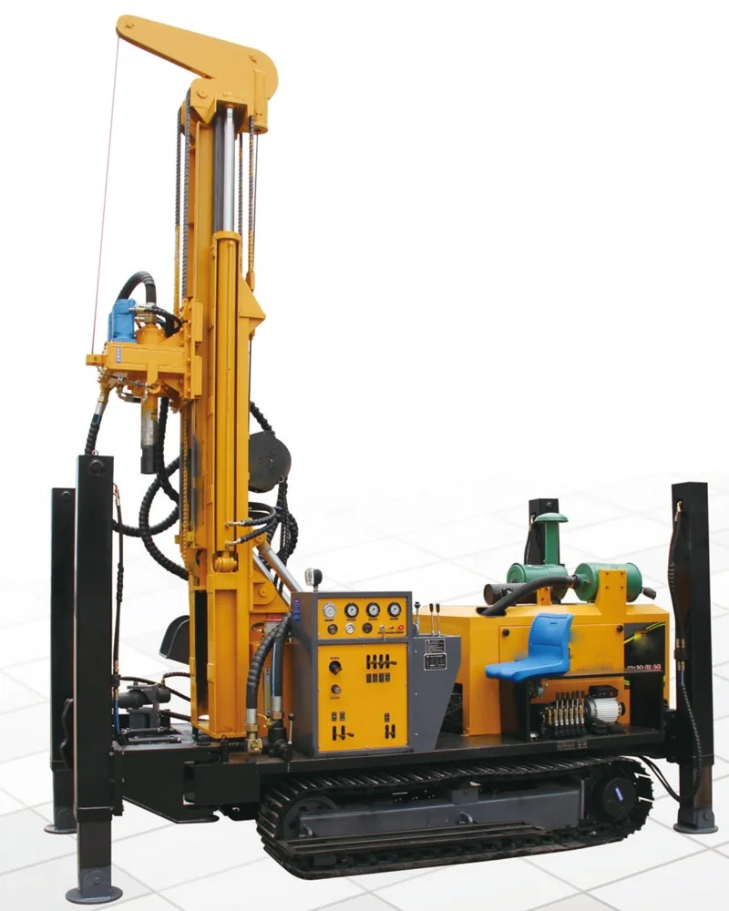 TSH-500 Meters Borehole Hydraulic Crawler Water Borehole Drilling Machine Diesel