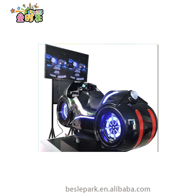 Besirui Arcade game machine virtual reality bike racing simulator game machine moto vr motorcycle