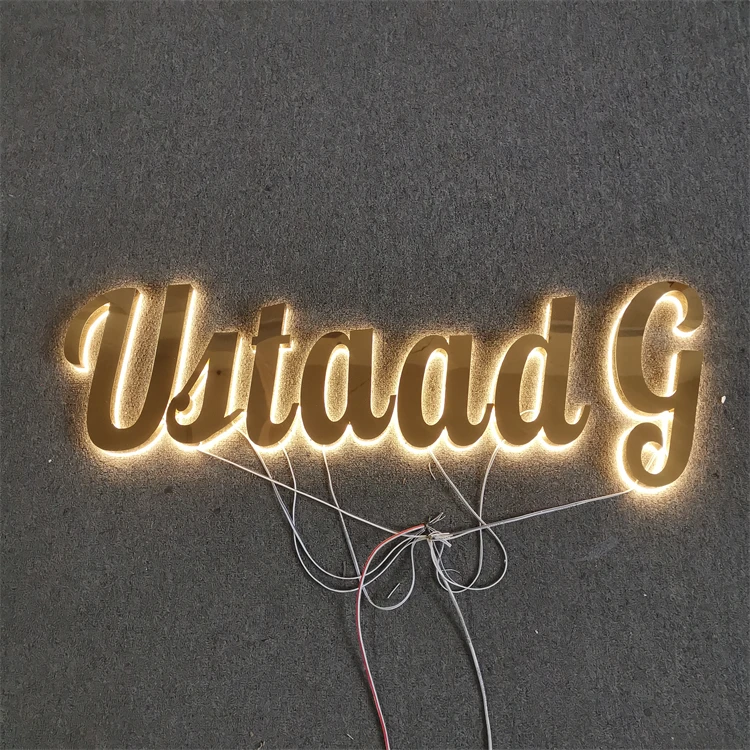 High quality luminous custom made led signs backlit led sign letter shop signboard 3d led name boards for shop