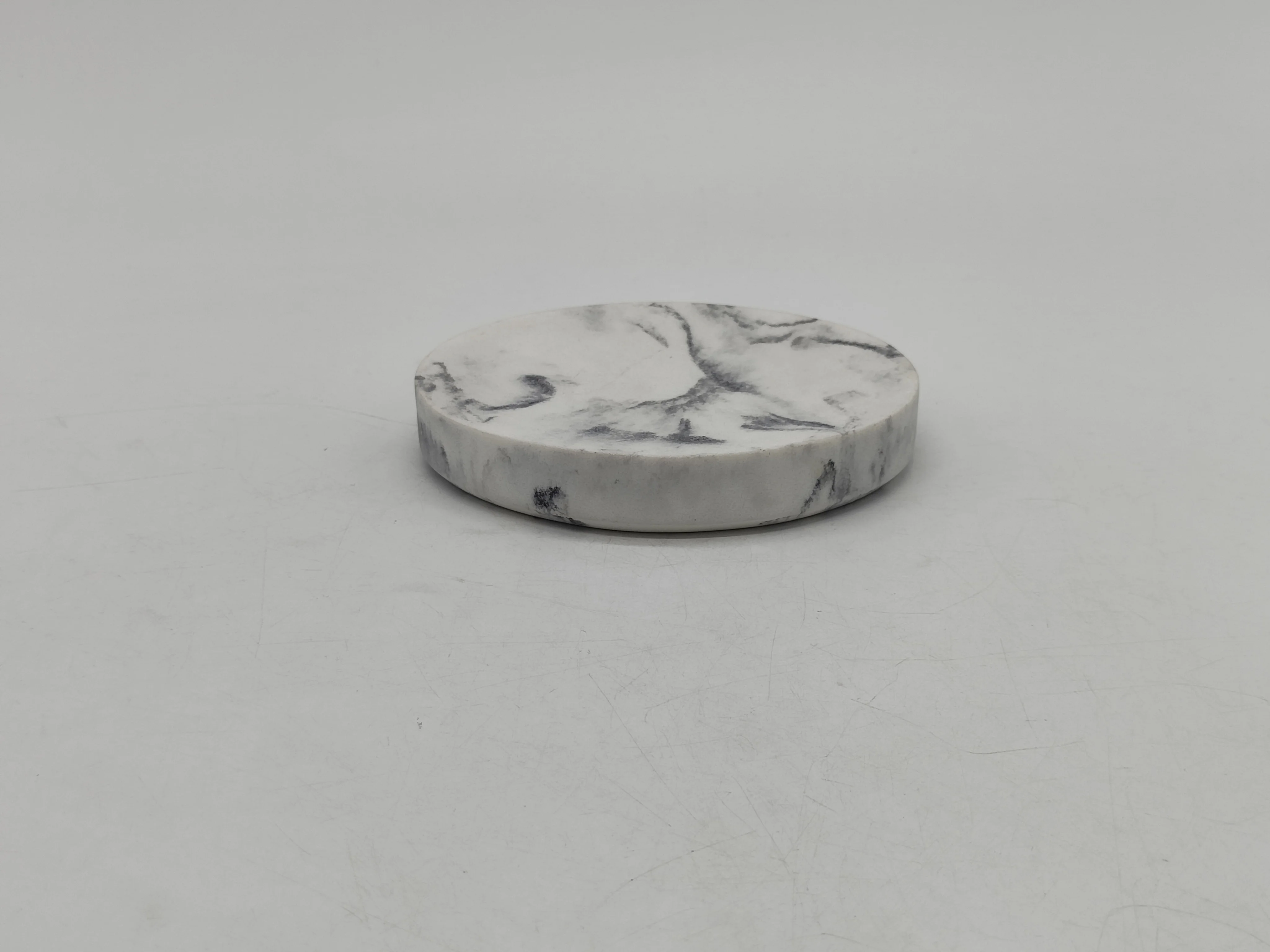 simple style Restroom Decoration White and Black Marble Hotel Decoration Bathroom Accessory Sets lotion dispenser