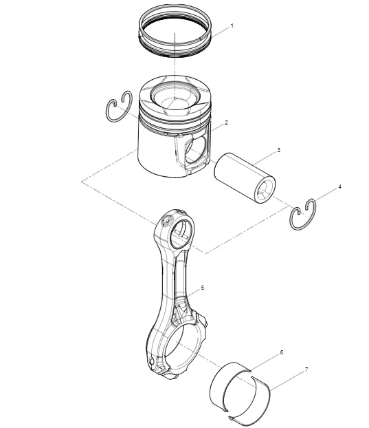 Weichai Wp12 vehicle piston ring engine spare parts