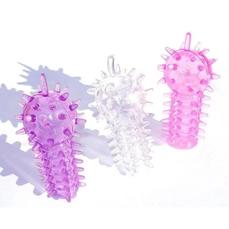 Popular clitoris stimulator finger silicone dragon condom penis sleeve penis enlargement product condoms sex toys for men