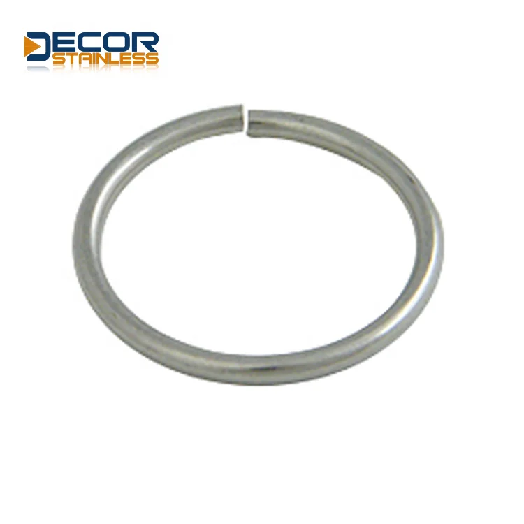 China Factory Wholesale Hight Strength and Polished Stainless Steel Round Ring