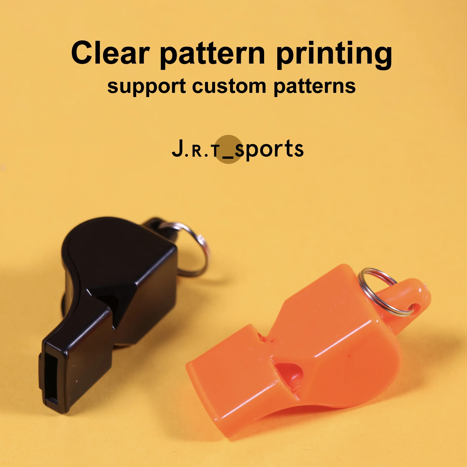 JRT Factory Price Customize Color Whistle ABS Plastic Whistle Professional Referee Whistle