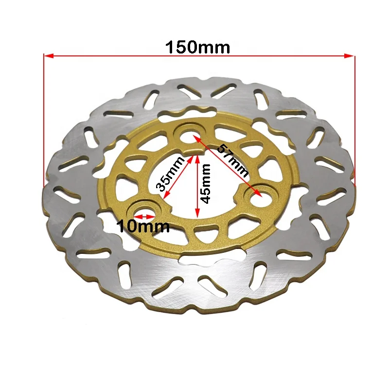 Motorcycle Brake Disc Hydraulic Front Disc Replacement Steel Alloy Fit for Honda Monkey Z50 Bike Z50R Brake Disc