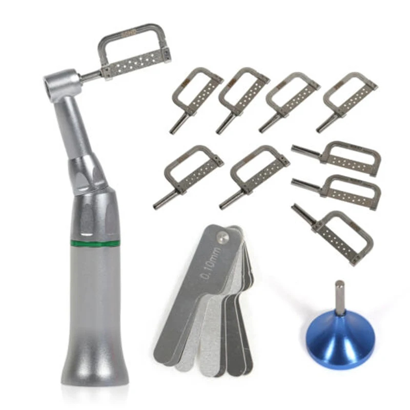 Портативное лабораторное стоматологическое оборудование, Ортодонтическая зубная терапия, хирургические стоматологические инструменты, Медленный наконечник 4:1 против угла, низкая скорость