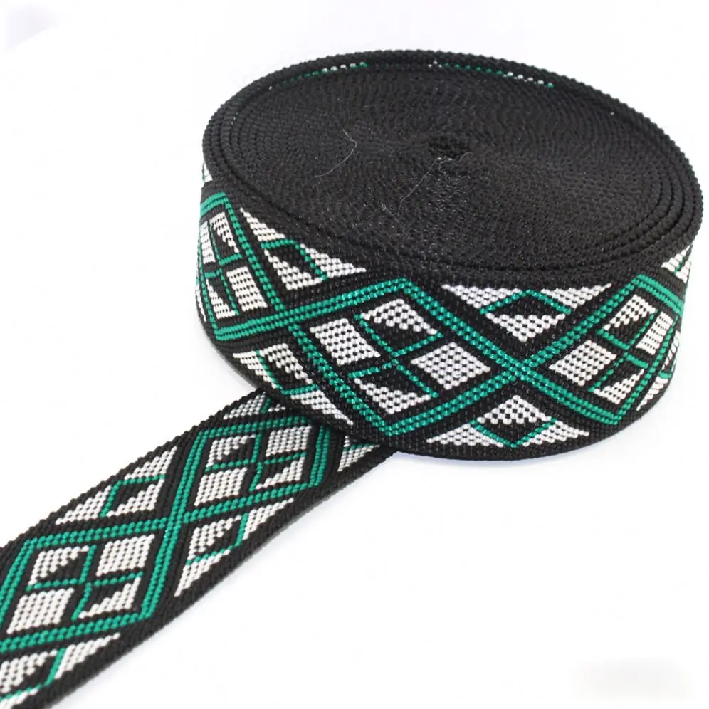 colorful herringbone twill nylon webbing for bag strap seatbelt webbing car safety polyester webbing tape