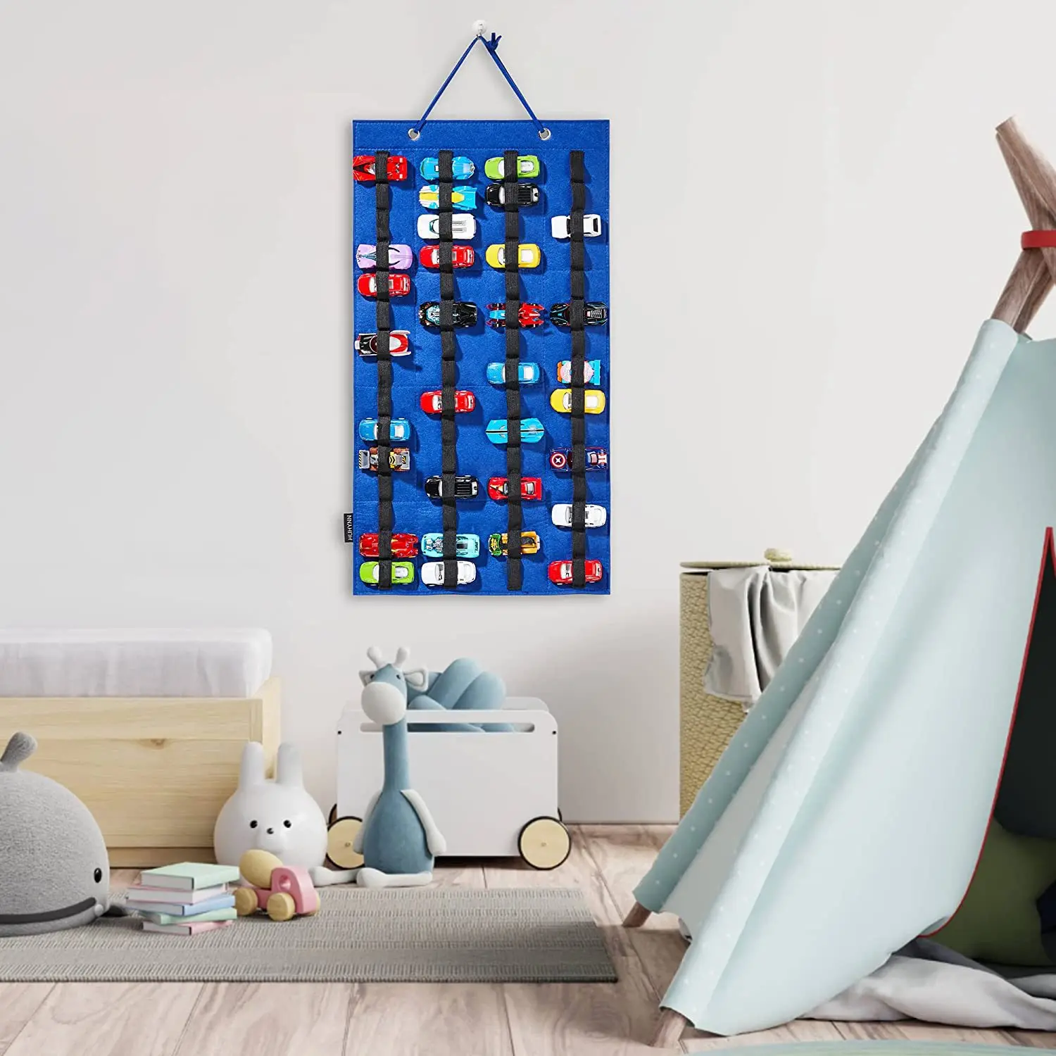 2024 NEW Felt Display Case for Hot Wheels Hold Up 60 Toy Cars