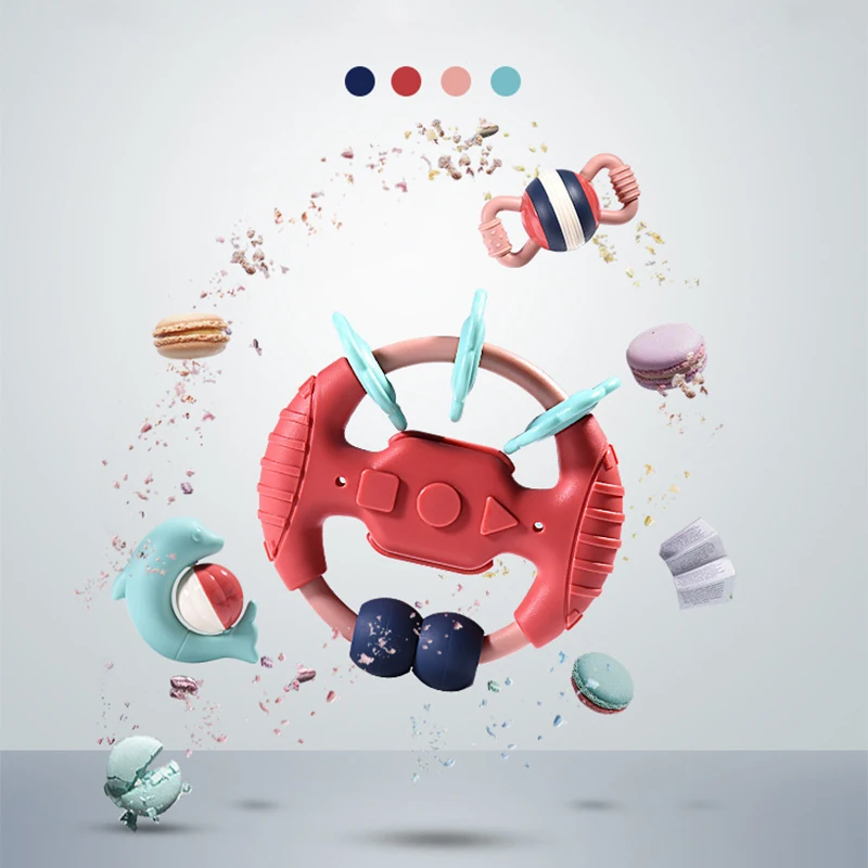 2021 Baby Teether Toys Toddle Safe BPA Free Silicone Chew Dental Care Gift For Infant Wholesale