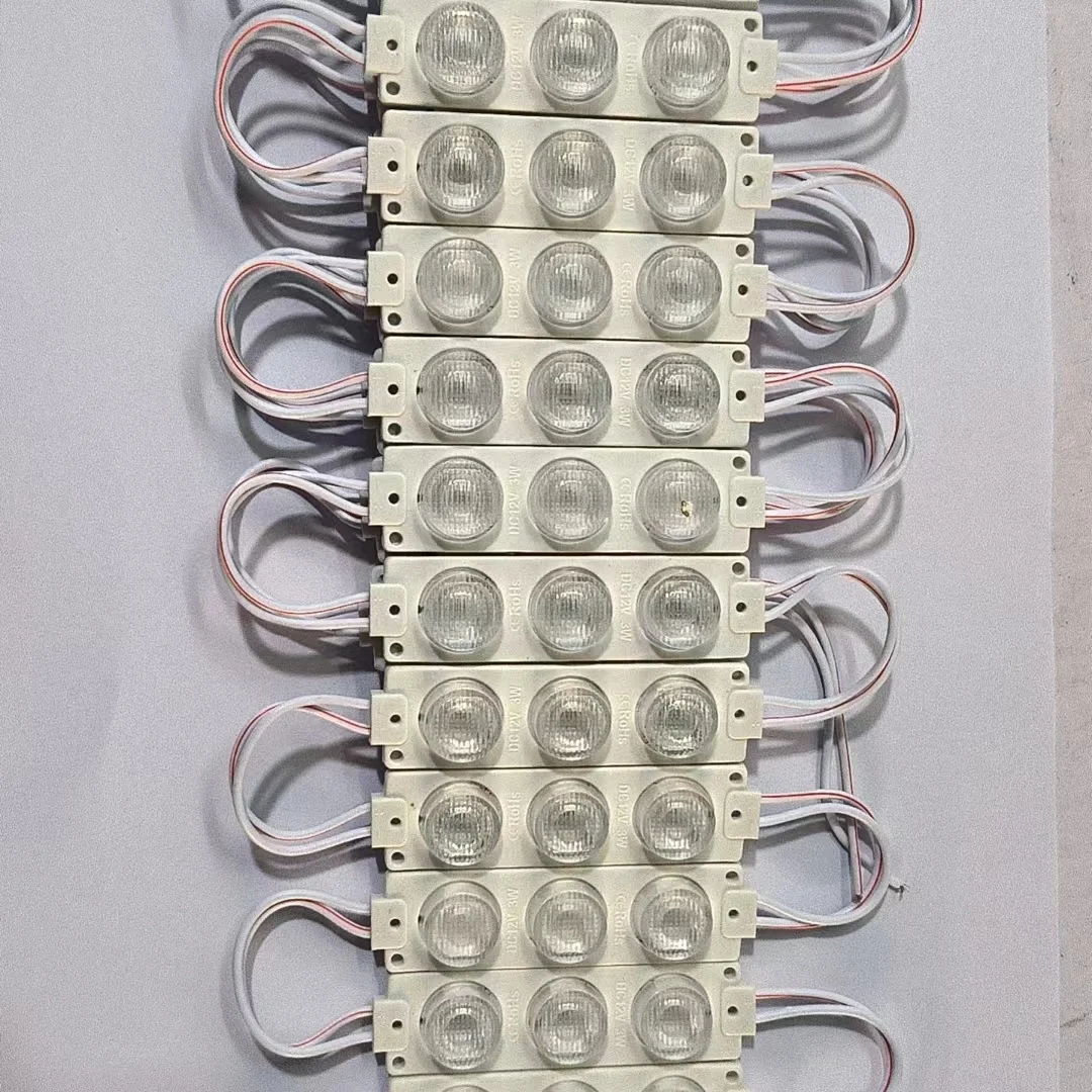 Dc 12V/24V SMD3030 Side Light 3leds 3w Led Module Led Edge Lit 7520 Ip65 Advertising Light Module