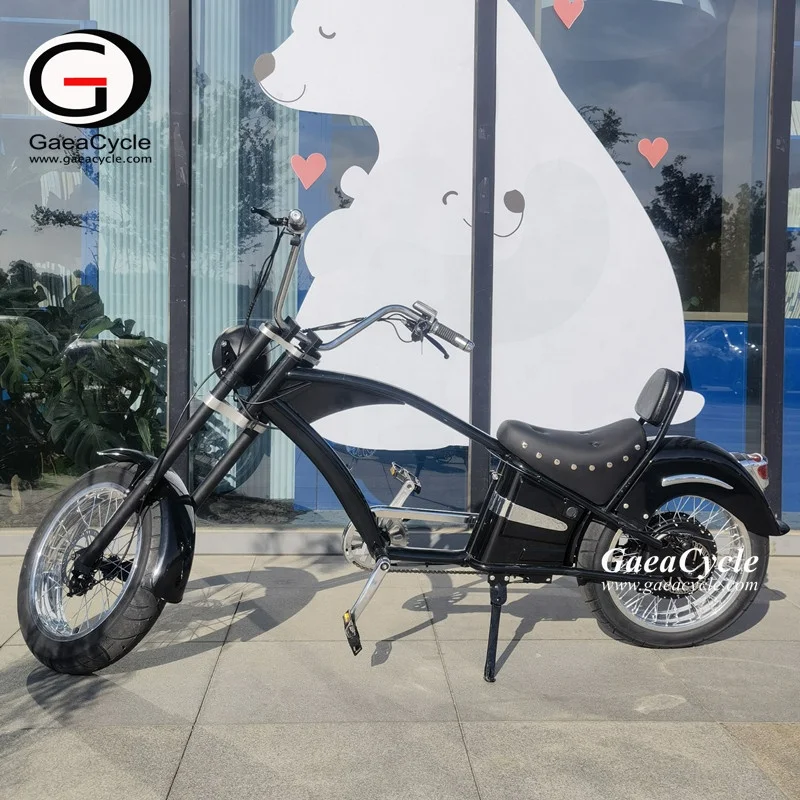 Gaea 2020 hot sale vintage fat bike electric chopper electric bicycle electric motorcycle 1000w e bike