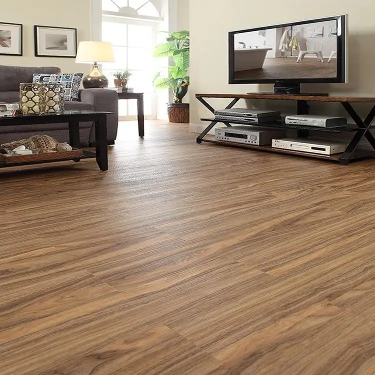 New Smooth Laminate 100% Waterproof Wooden Style Laminate Flooring Carpet Tiles Luxury Vinyl SPC Flooring Stick On Floor Tiles