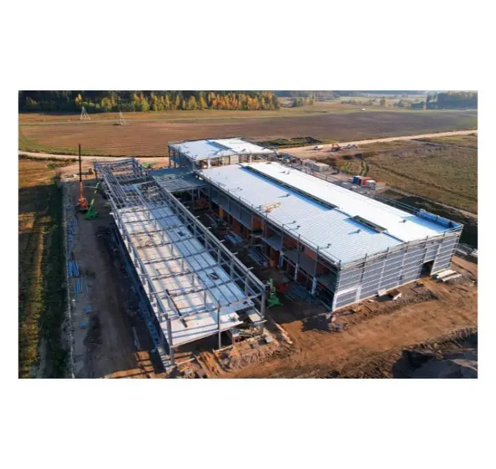 Commercial steel structure prefab houses airplane aircraft hangar