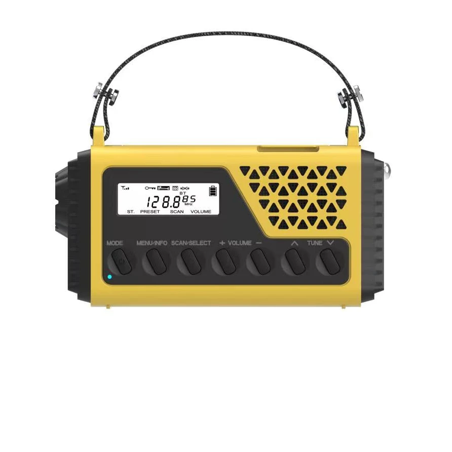 NEW Arrival Solar Dynamo Emergency radio with AM/FM/SW/WB/Torch/Reading lamp/Super battery capacity
