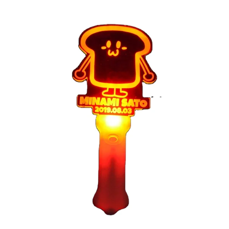 Christmas LED Blinking Acrylic Stick Customized Led Glow Star Stick Light