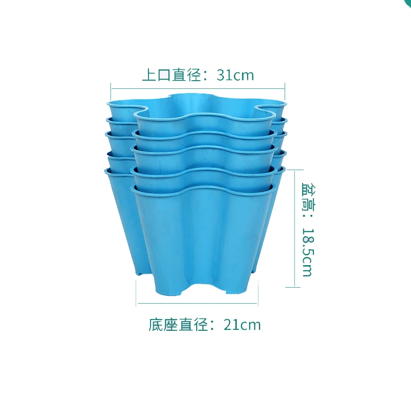Indoor Stackable Plastic Planting Pot Vertical Tower Garden Pots