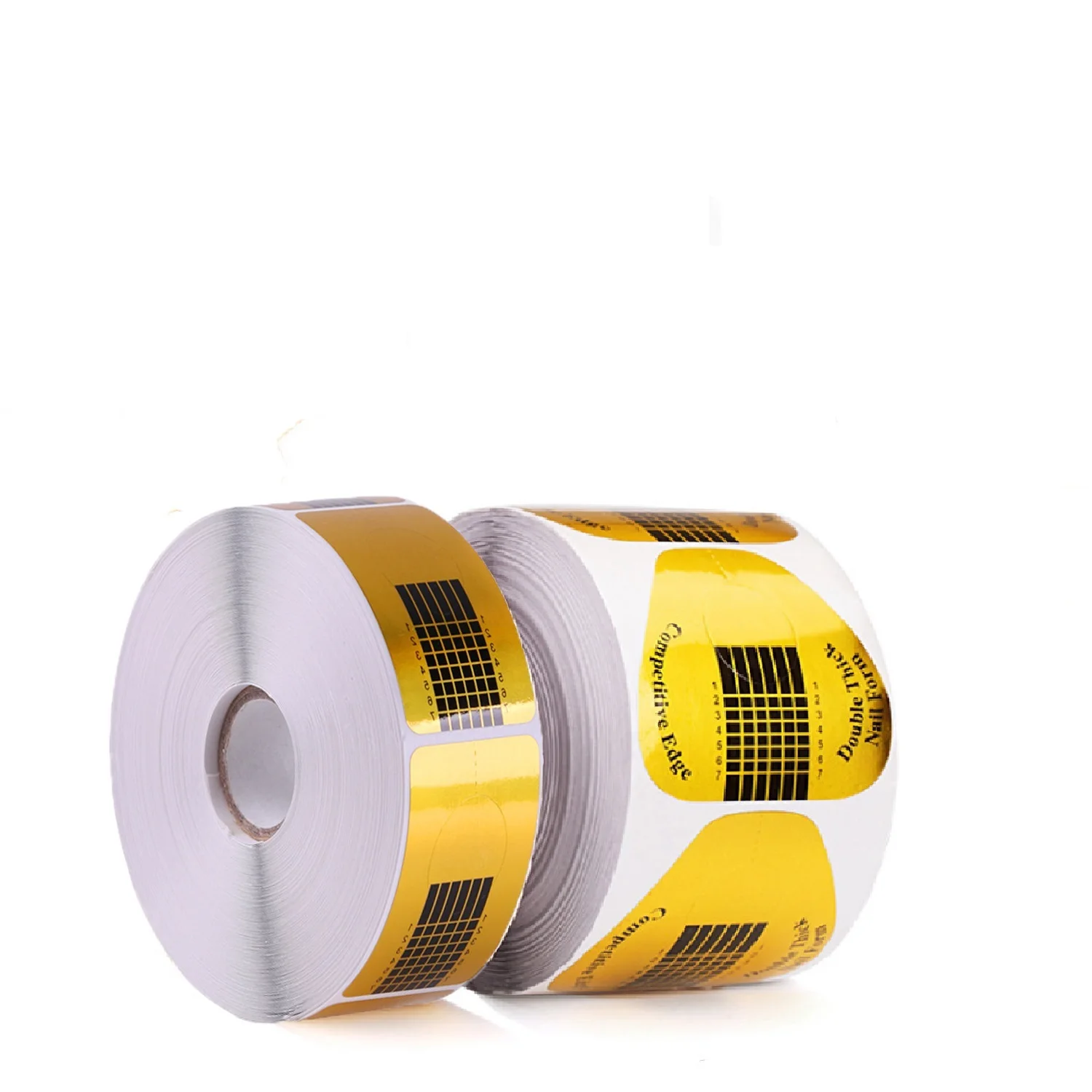 French Nail Form Tips 500PCS Acrylic UV Gel Extension Form, Nail  Gel Sticker Nail Art Guide Mold Manicure DIY Tool