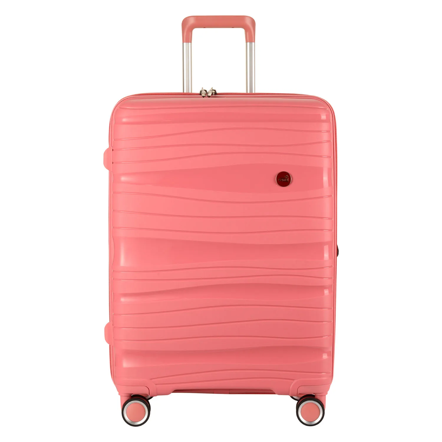 Top sell Wholesale Trolley Luggage 3 pcs PP Hard Shell Custom Travel Luggage Set Suitcase