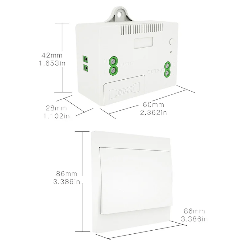 RF 433 No Battery Self Powered Wireless Remote Control Smart Wall Light Push Button Switch Receiver Transmitter 1 2 3 4 Way