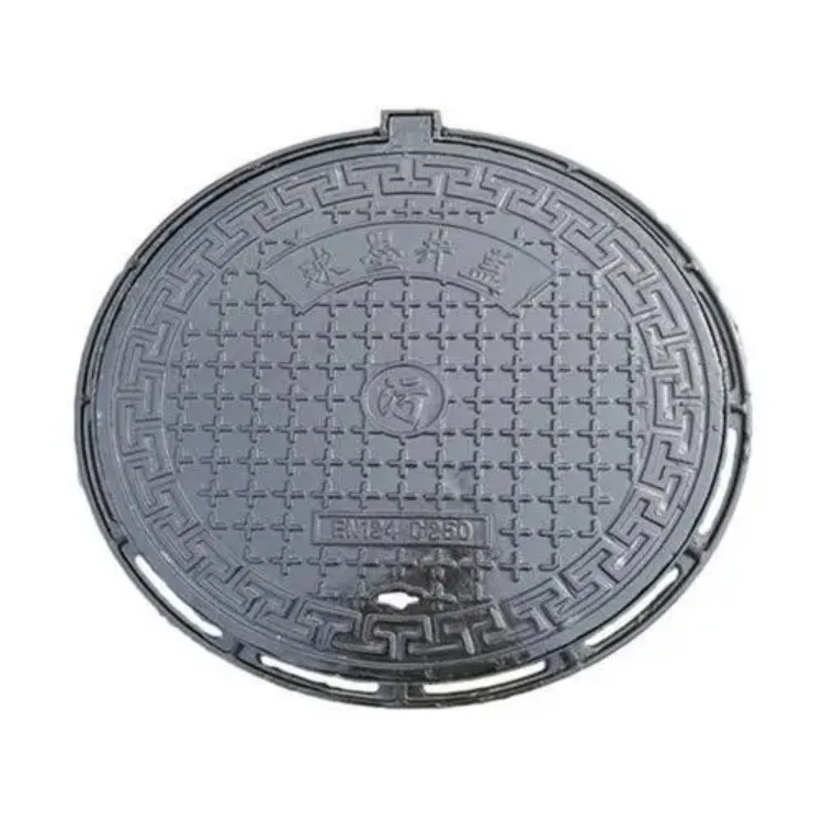 700* 900mm 800*900mm Coating Bitumen Negotiable Ductile Iron Manhole Cover Round Lid