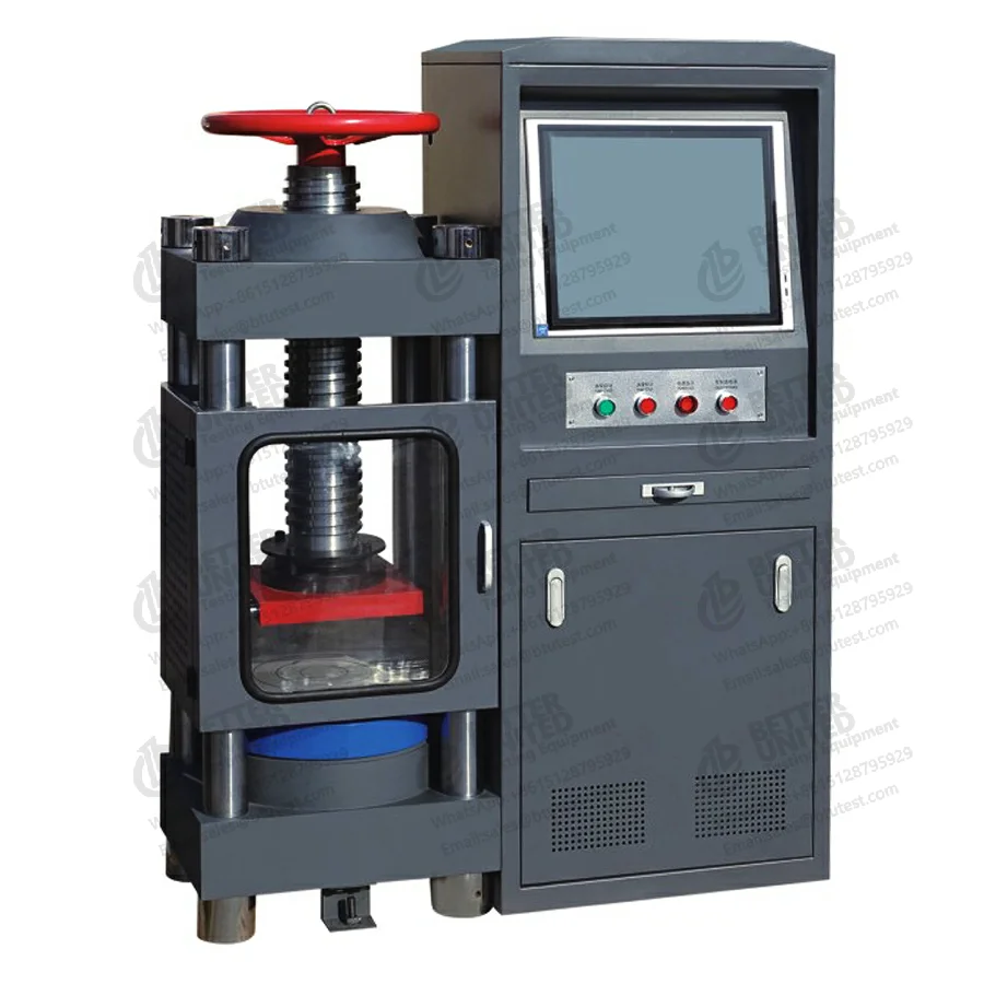 digital computer controlled hydraulic Engineering Testing machines Concrete Compression Tester Construction Lab Equipment