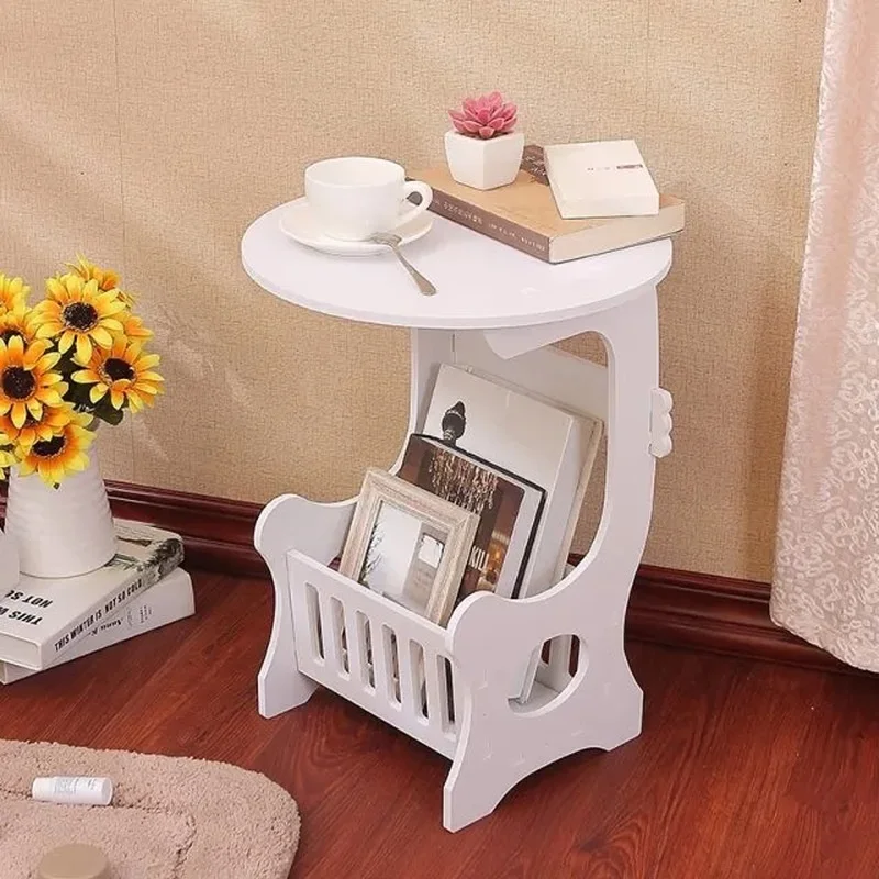 Nordic Simple Plastic Bedside Table for Bedroom & Living Room Use Serving as Coffee Table Sofa Side Table Small Storage Cabinet