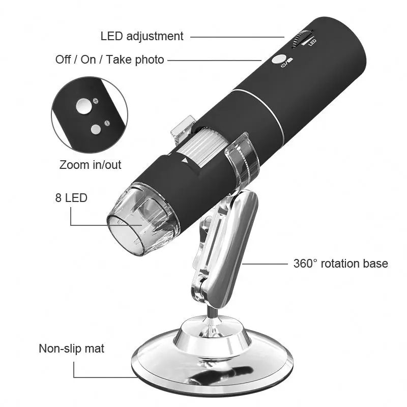 Inskam303 Factory direct supply electronic wifi microscope digital camera microscopio biological