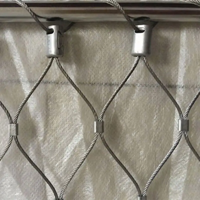 Steel Rope Wire Mesh Wallet Zoo Stainless Steel Wire Rope Mesh Net Stainless Steel Wire Rope Mesh