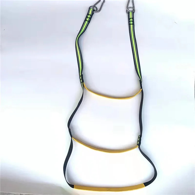 Rubber boat special boarding soft ladder inflatable boat ladder folding hanging ladder kayak boat side ladder