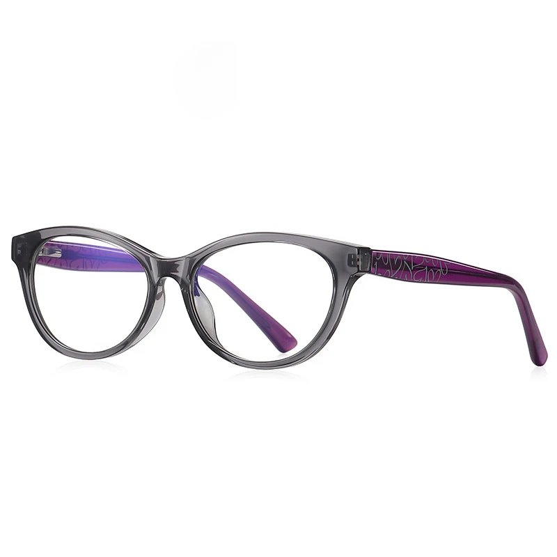 Oval Lens Anti Blue Ray Glasses Frame Eyeglass Portable Reading Glasses Anti Blue Light TR90 Frame Children Eyeglass Frame