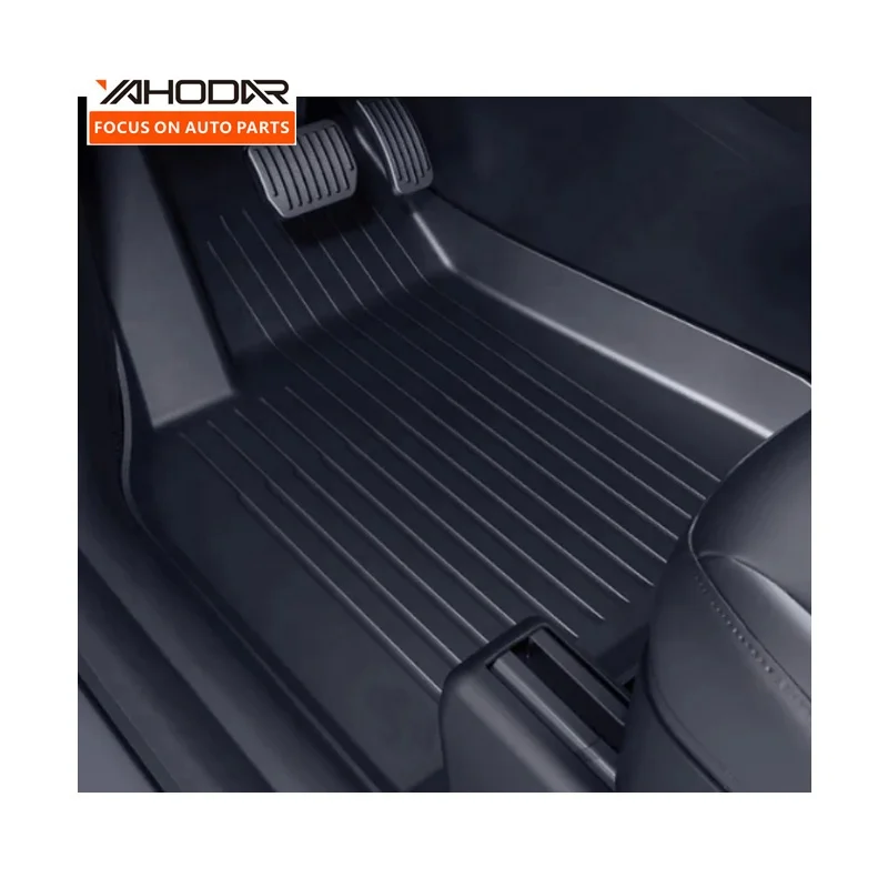 Floor Mats Car Hot Sale All Weather Floor Mats For Tesla Model Y Left Hand Drive Vehicle Full Mats 9 Pcs TPE