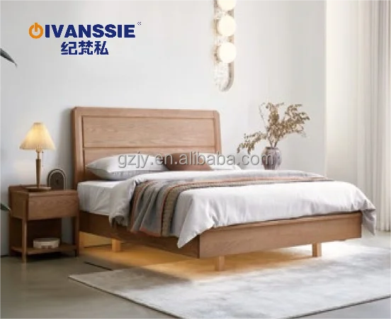 american style luxury antique design bed solid wood queen size bed solid frame with headboard