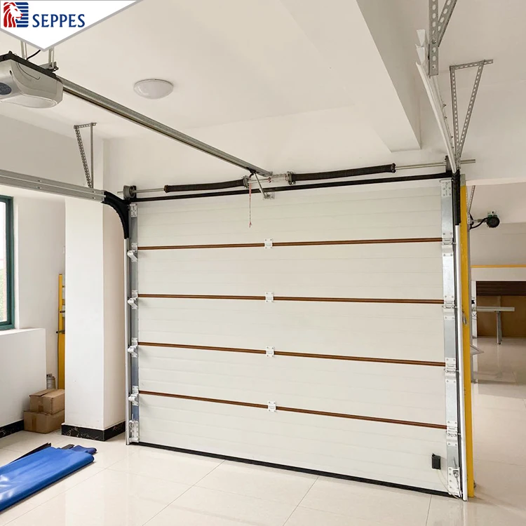 Heavy-duty steel sectional garage doors warehouse automatic garage doors modern garage door for factory