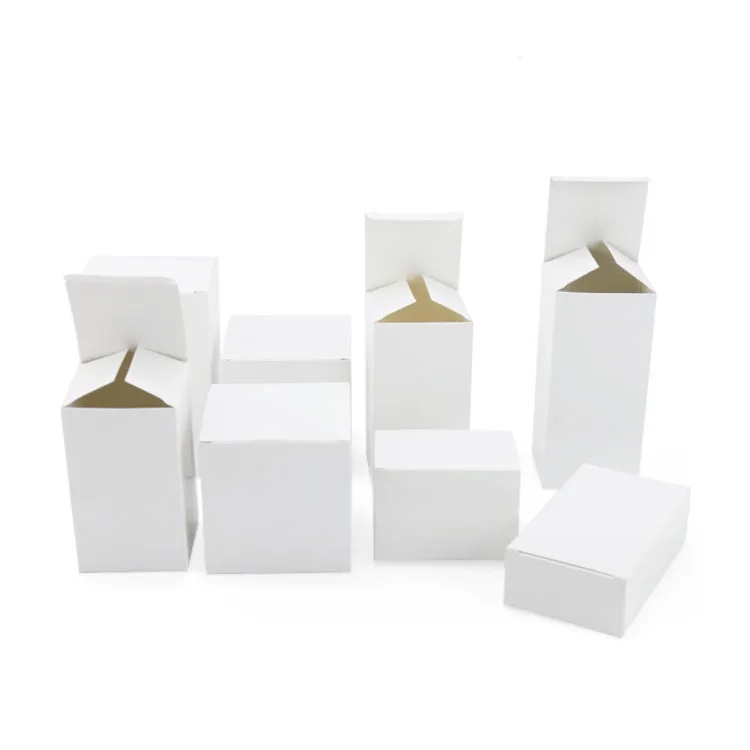 Cheap Wholesale custom product packaging small white box packaging,plain white paper box,white cardboard box