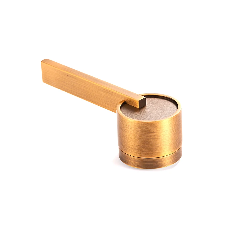 Современная деревянная дверная ручка из цинкового сплава, внутренний рычаг, кухонный шкаф, дверная ручка