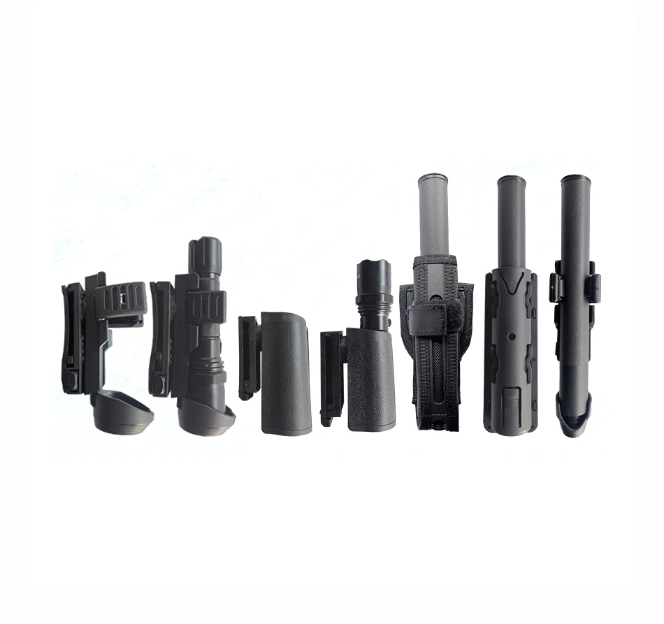 Gina Tactical Pouch 360 Degree Rotating Lever Side Lock System Quick Unplug Tactical Flashlight Holster Pouch