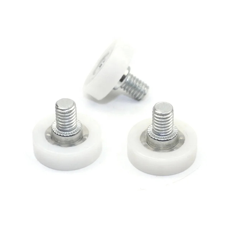 DR 22 nylon drawer slide with pulleys For sliding door system with nylon coated Drawer roller wheel