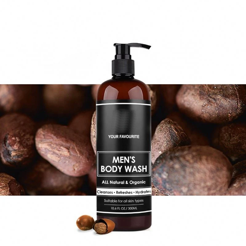 Private Label Natural Body Wash Refreshing whitening Moisturizing mens body wash shower gel