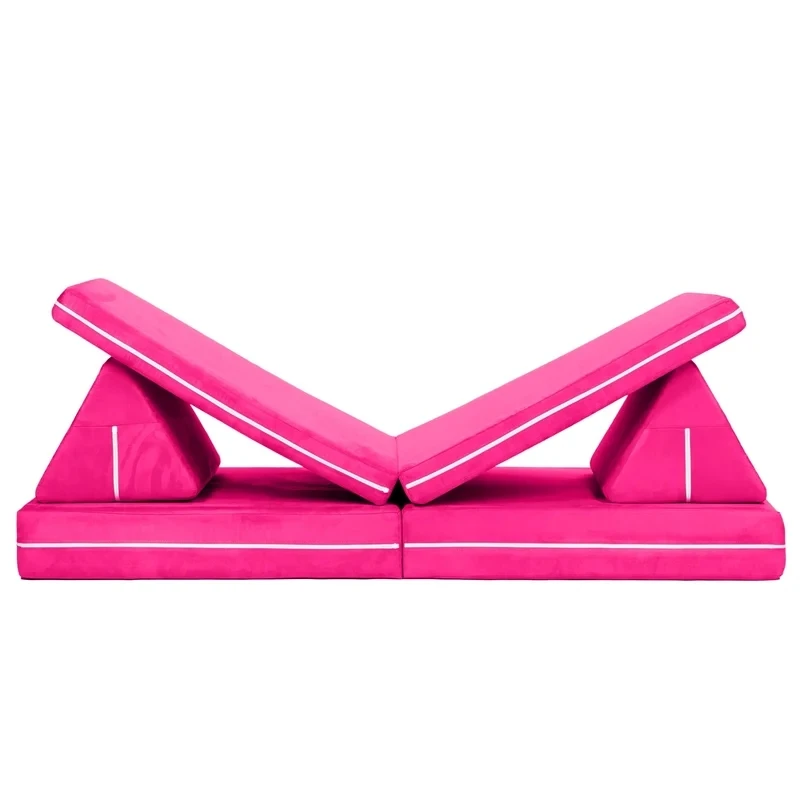 Active Play Toddler Foam Couch,Easy Scrub Playcouch,Safe Foam Play Sofa